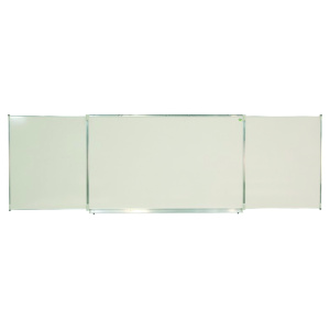 Tableau triptyque blanc pour feutre - L200xH120 cm