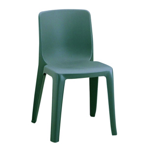 Chaise DENVER accrochable polypropylène - T6 - Gris