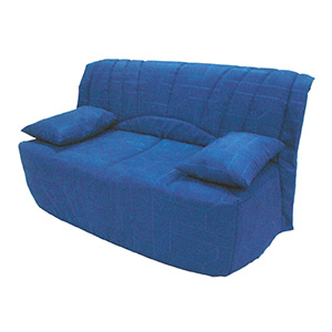 Banquette BZ tissu - 140 cm - Bleu