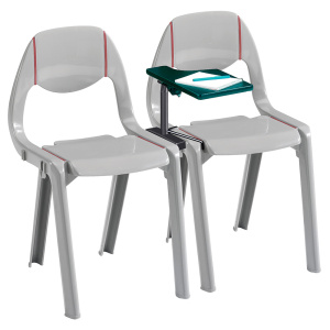 Tablette écritoire pour chaise EXCEL - Noir RAL 9005