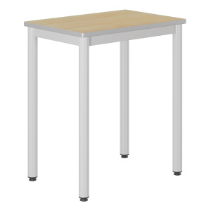 Table CARÉLIE plateau ép.21 mm stratifié chant polyuréthane piètement époxy - 70x50 cm - T7