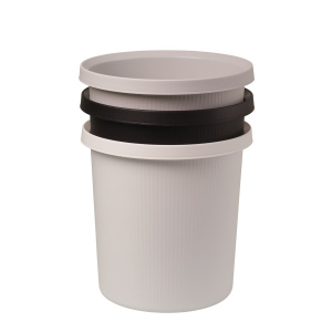 Corbeille à papier - 18L - D31xH32 cm - Noir