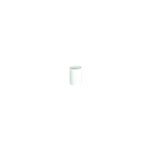 Corbeille à papier acier - 17L - D25,5xH33 cm - Blanc RAL 9016