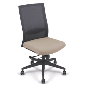 Si?ge TOOL dossier r?sille et assise tissu - H48 - 61 cm