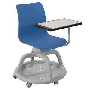 Siège LEAN coque et piètement polypropylène - T6 - Bleu P27