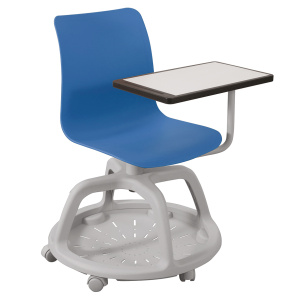 Siège LEAN coque et piètement polypropylène - T6 - Bleu P27