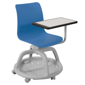 Siège LEAN coque et piètement polypropylène - T6 - Bleu P27