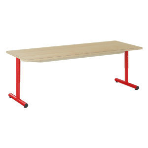 Table PETITE FRIMOUSSE HR plateau stratifié chant bois pièt. époxy - 160x60 cm - T1 à T4