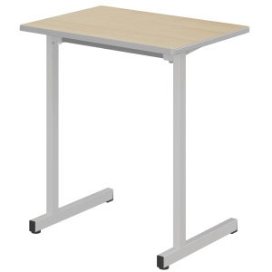 Table GANGE plateau ép.21 mm stratifié chant polyuréthane piètement époxy - 70x50 cm - T6