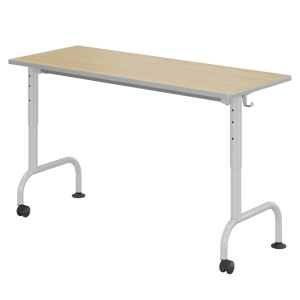 Table LEM HR plateau ép.21 mm stratifié chant polyuréthane piètement époxy - 130x50 cm - T3 à T6