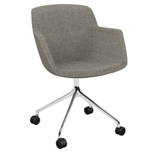 Bridge KALYS mobile tissu Step Melange piètement aluminium - L63xP63xH82 cm