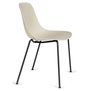 Lot de 4 chaises PURE LOOP MONO coque polypropylène piètement époxy - T6