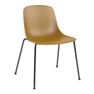Lot de 4 chaises PURE LOOP MONO coque tissu Step Melange piètement époxy - T6