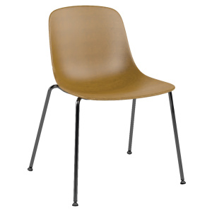 Lot de 4 chaises PURE LOOP MONO coque tissu Step Melange piètement époxy - T6