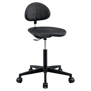 Siège TRACTOR mobile assise et dossier polyuréthane piètement Nylon - H46 à 59 cm