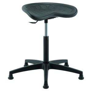 Siège TRACTOR assise et dossier polyuréthane piètement nylon - H50 à 70 cm