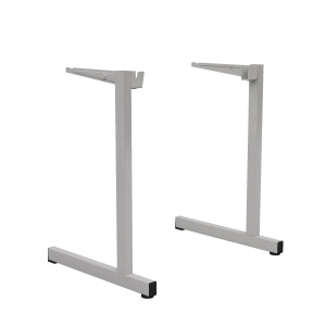 Lot de 2 piètements GANGE époxy - T4 - Gris RAL 9006