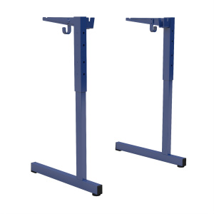Lot de 2 piètements GANGE HR époxy - T3 à T6 -  Bleu RAL 5002