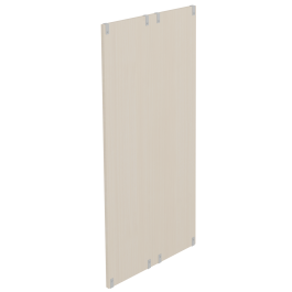 Habillage latéral LINÉAL double face monobloc mélaminé - L61xH160 cm