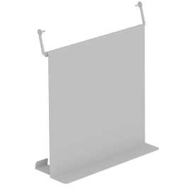 Présentoir NATUR bout de travée pour rayonnage simple face L90 cm