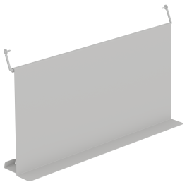 Présentoir NATUR bout de travée pour rayonnage double face L90 cm
