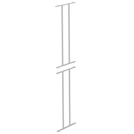 Habillage latéral NATUR simple face tube époxy - H150 cm