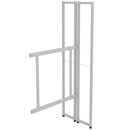 Structure suivante LINEAL double face métal L90xH188 cm