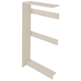 Structure suivante HARMONY simple face mélaminé et époxy - L90xH182,4 cm