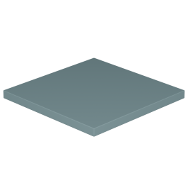 Tapis FLIPO tissu enduit Comète/Abaka/Ginkgo/Flanel - 120x60 cm