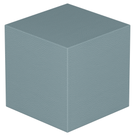 Pouf FLIPO tissu enduit - L30xP30xH30 cm