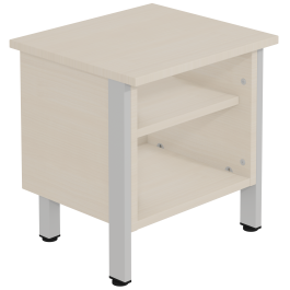 Chevet CUNIK avec étagère - L45xP40,5xH47,5 cm