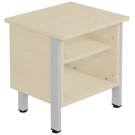 Chevet CUNIK avec étagère - L45xP40,5xH47,5 cm