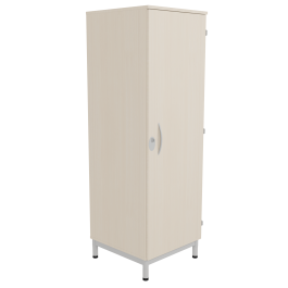 armoire METIS 1 porte ouverture à gauche 1/2 penderie 1/2 lingère - H184cm - moraillon