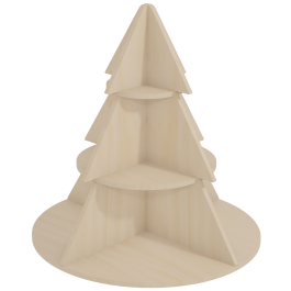 Présentoir SAPIN contreplaqué bouleau - D7xH89,6 cm