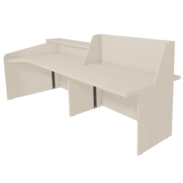 Banque d'accueil WELCOME 2 places - L305xP120xH120 cm - T6