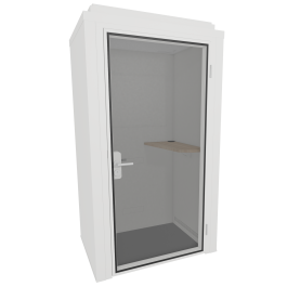 Cabine acoustique FIZZBOX W1 téléphonique - 1 personne - L127xP97xH229 cm