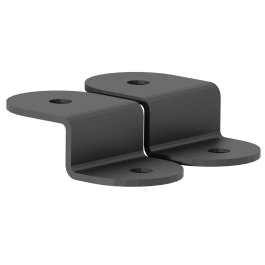 Lot de 2 platines de fixation des tables PLUG-IN au sol
