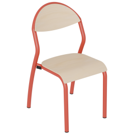 Chaise NUAGE assise et dossier Blueprotech® piètement époxy - T1 à T6 - Stock