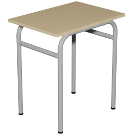 Table DELTA plateau mélaminé chant ABS 70x50cm - T4 et T6 - Stock