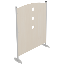 Claustra CUBES MDF stratifié MDF chant verni - L120xH160 cm
