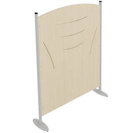 Claustra TIGES MDF stratifié MDF chant verni - L120xH160 cm