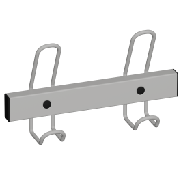 Patères 2 patères époxy - L27xP6,5xH16,5 cm
