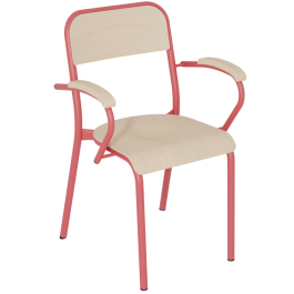 Bridge TRÉVISE assise dossier et accoudoir Blueprotech® piètement époxy - T6 - Stock