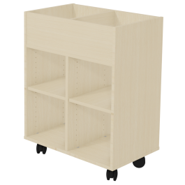 Bac à albums PICCOLO 6 cases L70,5xP45xH90 cm