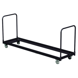 Chariot roulettes pour chaises PLICHAISE x32 ou chaises empilées - noir RAL 9005