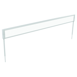 Signalétique frontale LINÉAL ABS et plexiglas pour structure de départ - L90 cm
