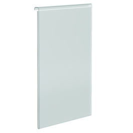 Porte-titre A4 plexiglas pour habillage rainuré - L22xP16xH31,4 cm