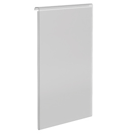 Porte-titre A4 plexiglas pour habillage rainuré - L22xP16xH31,4 cm
