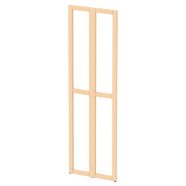 Échelle NATUR double face bois massif - H200 cm