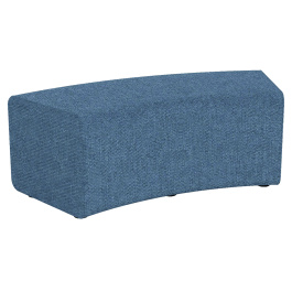 Pouf RAMY 2 places tissu STEP MELANGE - L127xP61xH46 cm